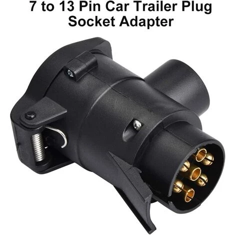 MONLY 13-poliger Adapter 7, 7 Auf 13-poliger Autoanhänger-Adapter, Buchse, Stecker, Konverter, Wohnwagen-Anschluss, 12-V-Anhängerkupplung 3 MONLY 13-poliger Adapter 7, 7 Auf 13-poliger Autoanhänger-Adapter, Buchse, Stecker, Konverter, Wohnwagen-Anschluss, 12-V-Anhängerkupplung – Bild 3