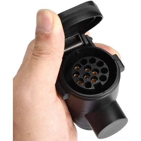 MONLY 13-poliger Adapter 7, 7 Auf 13-poliger Autoanhänger-Adapter, Buchse, Stecker, Konverter, Wohnwagen-Anschluss, 12-V-Anhängerkupplung 5 MONLY 13-poliger Adapter 7, 7 Auf 13-poliger Autoanhänger-Adapter, Buchse, Stecker, Konverter, Wohnwagen-Anschluss, 12-V-Anhängerkupplung – Bild 5