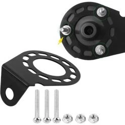 MONLY Abschleppkupplungshalterung, Metallhalterung Für 7-poligen 13-poligen Wohnwagen-Abschleppkupplungssteckverbinder -Anhänger & Zubehör Verkäufe 68294638 3