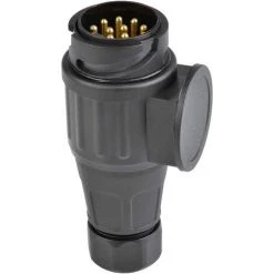 MONLY IP44 13 Pin 12V Stecker Steckverbinder 13 Pol Stecker Anhängerkupplung Fahrzeugterminal Typ N
