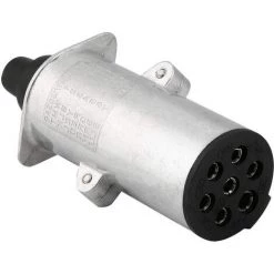 MONLY 7-polige Anhängersteckdose, N-Typ 7 Rundstift-Anhänger-Verkabelungssteckdose, Aluminium-Schleppadapter Für Wohnwagenanhänger (europäischer Stil) -Anhänger & Zubehör Verkäufe 68295558 5