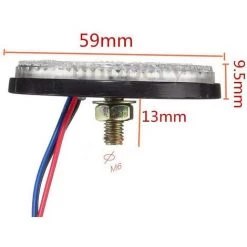 MONLY LED-Anhängerleuchten, 2 Stück Anhänger-Rücklicht, LED-Leuchten, Runder Reflektor, Bremslicht, LED, 12 V, LED-Markierungslicht Für Kfz-Motorrad-LKW (rot) 8 MONLY LED-Anhängerleuchten, 2 Stück Anhänger-Rücklicht, LED-Leuchten, Runder Reflektor, Bremslicht, LED, 12 V, LED-Markierungslicht Für Kfz-Motorrad-LKW (rot) -Anhänger & Zubehör Verkäufe 68295721 4