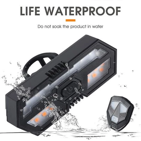 LIFCAUSAL 5m Remote Fahrrad Rücklicht LED Blinker MTB Fahrrad Licht Wasserdichte USB Wiederaufladbare Fahrrad Rückleuchte Mit Alarmton (Mehrfarbig) 5 LIFCAUSAL 5m Remote Fahrrad Rücklicht LED Blinker MTB Fahrrad Licht Wasserdichte USB Wiederaufladbare Fahrrad Rückleuchte Mit Alarmton (Mehrfarbig) – Bild 5