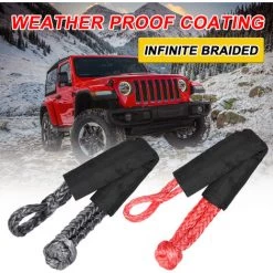 ASUPERMALL 17T Praktisches Auto Flexible Synthetische Weiche Schäkel Anhänger Zugseil Windengurte Für Auto Kaputt -Anhänger & Zubehör Verkäufe 68593979 4