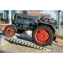 BAUMARKTPLUS 2x Profi Alu Auffahrrampe Ca. 255 Cm Bis 3.300 Kg/Paar Rampe Verladerampe