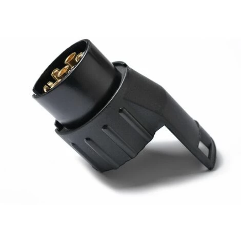 MONLY 12-V-Fahrzeuganhänger-Adapter Kunststoff-Anhänger-Adapter 7-poliger Auf 13-poliger Stecker Elektrischer Wohnwagen-Schleppadapter Konverter Anhängerkupplung Passend Für LKW, 3 MONLY 12-V-Fahrzeuganhänger-Adapter Kunststoff-Anhänger-Adapter 7-poliger Auf 13-poliger Stecker Elektrischer Wohnwagen-Schleppadapter Konverter Anhängerkupplung Passend Für LKW, – Bild 3