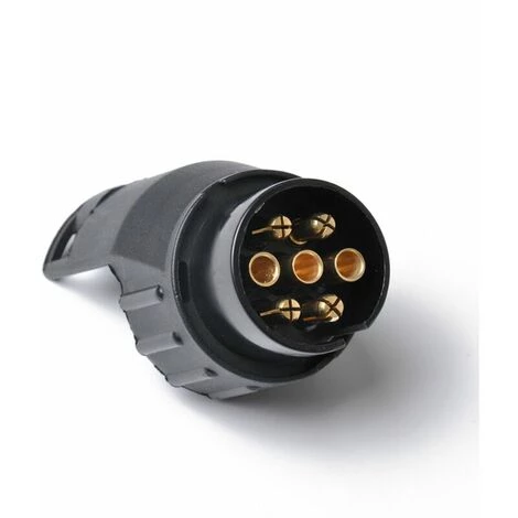 MONLY 12-V-Fahrzeuganhänger-Adapter Kunststoff-Anhänger-Adapter 7-poliger Auf 13-poliger Stecker Elektrischer Wohnwagen-Schleppadapter Konverter Anhängerkupplung Passend Für LKW, 4 MONLY 12-V-Fahrzeuganhänger-Adapter Kunststoff-Anhänger-Adapter 7-poliger Auf 13-poliger Stecker Elektrischer Wohnwagen-Schleppadapter Konverter Anhängerkupplung Passend Für LKW, – Bild 4