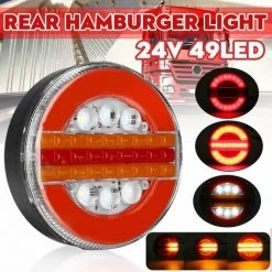 MONLY 24V 49LED Sequentielle Dynamische Hamburger-Rücklicht-Anzeige Für LKW-Bus