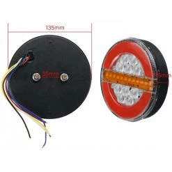 MONLY 2x LED Hamburger Rücklichter Rücklichter 24V Rücklichter Für LKW Anhänger Bus -Anhänger & Zubehör Verkäufe 69381880 5