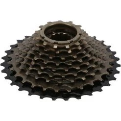 NAXUNNN Fahrradfreilauf 9-Gang 13-32T Gewindestahl Fahrradgetriebe Schwungrad Fahrradkettenrad Ersatzteile