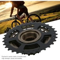 NAXUNNN Fahrradfreilauf 9-Gang 13-32T Gewindestahl Fahrradgetriebe Schwungrad Fahrradkettenrad Ersatzteile -Anhänger & Zubehör Verkäufe 69439199 5