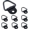 NAXUNNN 8er-Pack Cargo-Zurranker-Ersatz-Bolton-Anhängeranker Mit 5,1 Cm Durchmesser Für Anhänger-V-Ringe Für Versenkte D-Ringe