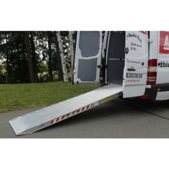 LADERAMPE-EXPERTEN - MATISERE Laderampe 80cm Lang - Innere Breite 940mm, Ladehöhe 240mm, Gewicht 15kg, Traglast 1000kg Bei Achsenabstand 1000mm - Als Einzelstück Verkauft - MPC0800.1000.1000U -Anhänger & Zubehör Verkäufe 9753407 3