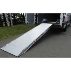 LADERAMPE-EXPERTEN - MATISERE Laderampe 80cm Lang - Innere Breite 940mm, Ladehöhe 240mm, Gewicht 15kg, Traglast 1000kg Bei Achsenabstand 1000mm - Als Einzelstück Verkauft - MPC0800.1000.1000U -Anhänger & Zubehör Verkäufe 9753407 5