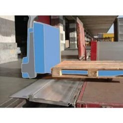 LADERAMPE-EXPERTEN - MATISERE Stahl Und Alu Überfahrbrücke Zum Be- Und Entladen Von Gütern - MS030AL Überladebrücke (LxB) 815x1250mm, Traglast 2890kg - MS030AL/0940