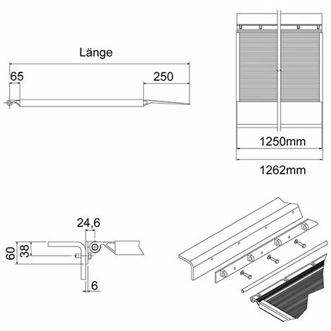 LADERAMPE-EXPERTEN - MATISERE Überladebrücke MS030AC Zum Be- U. Entladen Mit Hubwagen, Gabelstaplern (LxB) 1565x1250mm, Traglast 1790kg - MS030AC/1565 2 LADERAMPE-EXPERTEN - MATISERE Überladebrücke MS030AC Zum Be- U. Entladen Mit Hubwagen, Gabelstaplern (LxB) 1565x1250mm, Traglast 1790kg - MS030AC/1565 – Bild 2