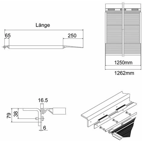 LADERAMPE-EXPERTEN - MATISERE Stahl Und Alu Überfahrbrücke Zum Be- Und Entladen Von Gütern - MS040AL Überfahrbrücke (LxB) 565x1250mm, Traglast 4800kg - MS040AL/0690 2 LADERAMPE-EXPERTEN - MATISERE Stahl Und Alu Überfahrbrücke Zum Be- Und Entladen Von Gütern - MS040AL Überfahrbrücke (LxB) 565x1250mm, Traglast 4800kg - MS040AL/0690 – Bild 2